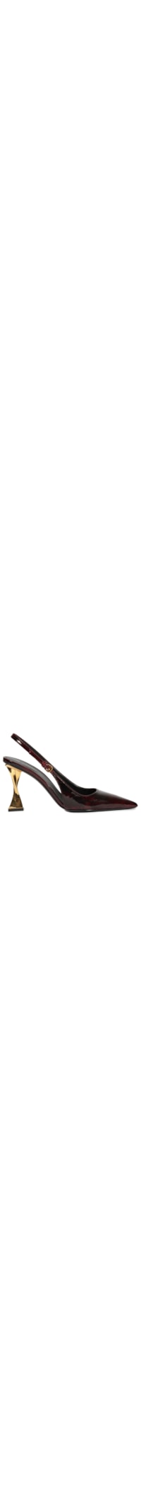 Scarpin Slingback Elisha Pump Couro - Vinho