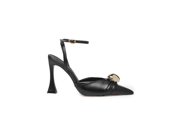Scarpin Slingback Isa - Preto