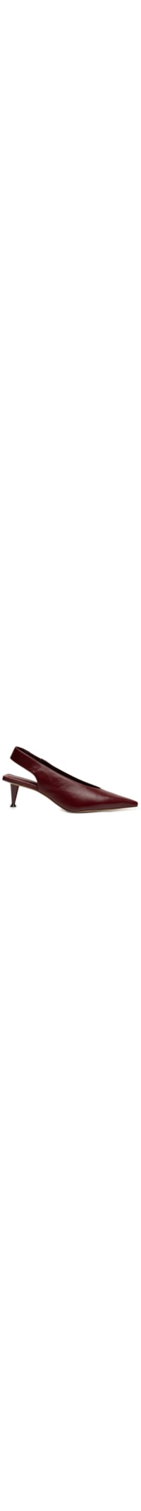 Scarpin Slingback Marta Bordô - Vinho