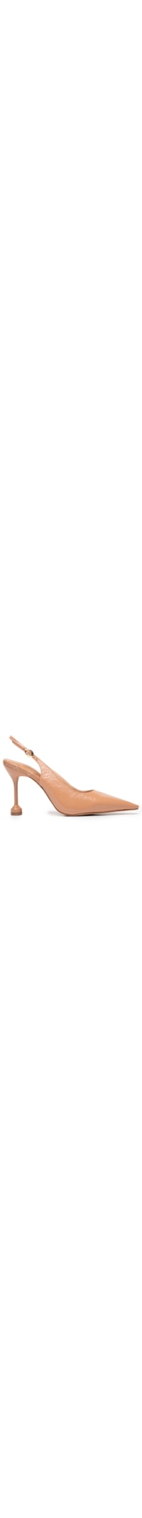Scarpin Slingback Salto Alto Taça - Bege