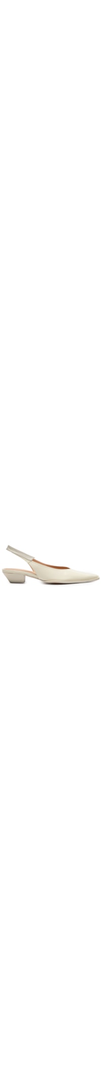 Scarpin Slingback Verniz Show - Branco