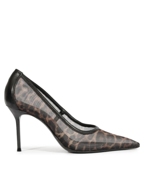 Scarpin Tela Leopard – Animal print