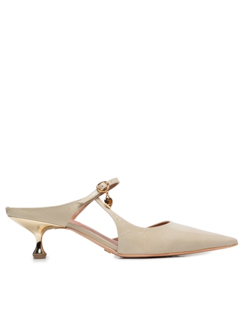 Scarpin Verniz Artemis – Bege