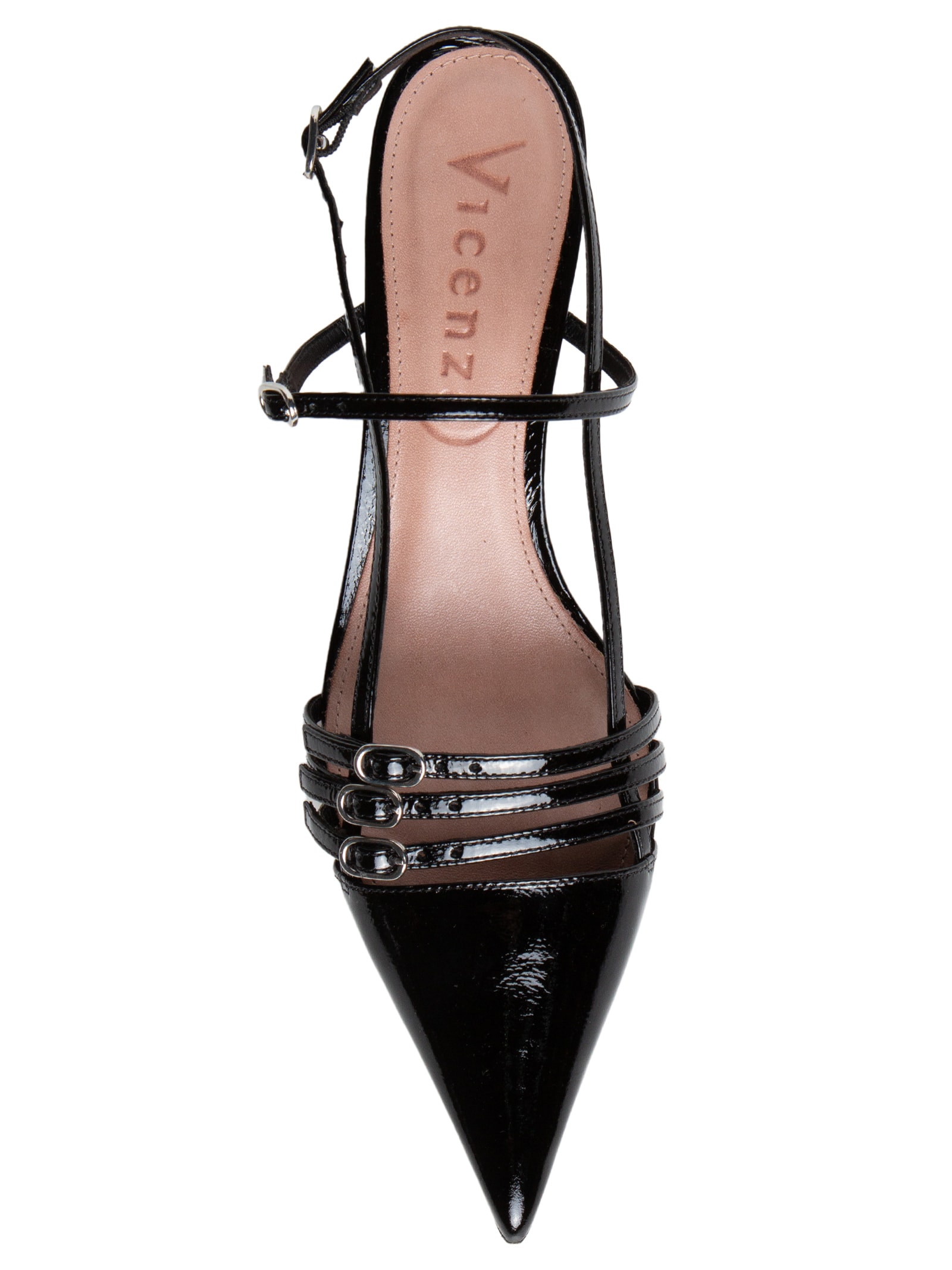 Scarpin Verniz Show Preto Vicenza