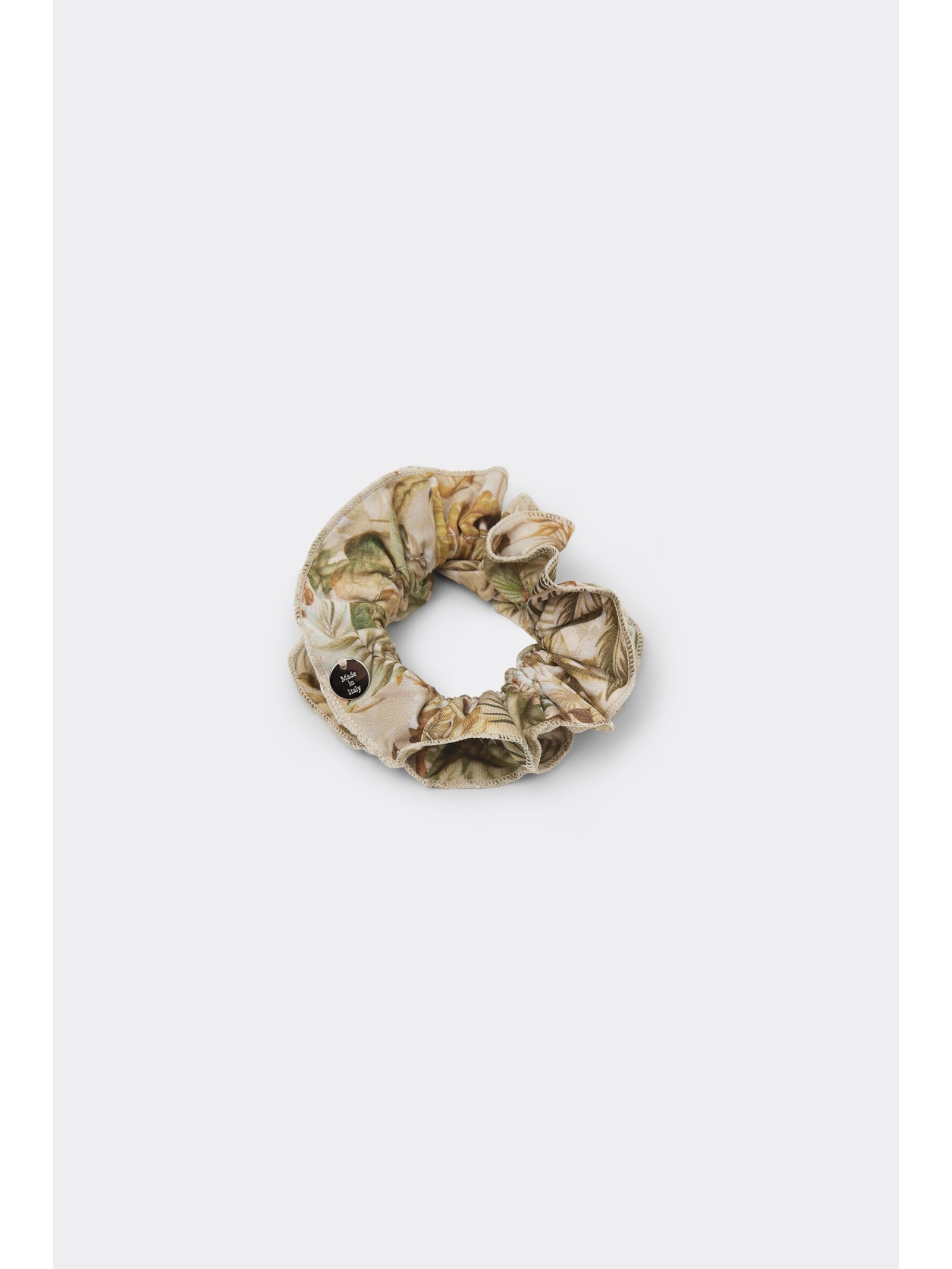 Scrunchie Com Babado Duplo Bege Calzedonia
