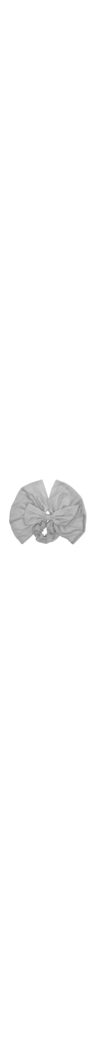 Scrunchie Com Laço - Cinza