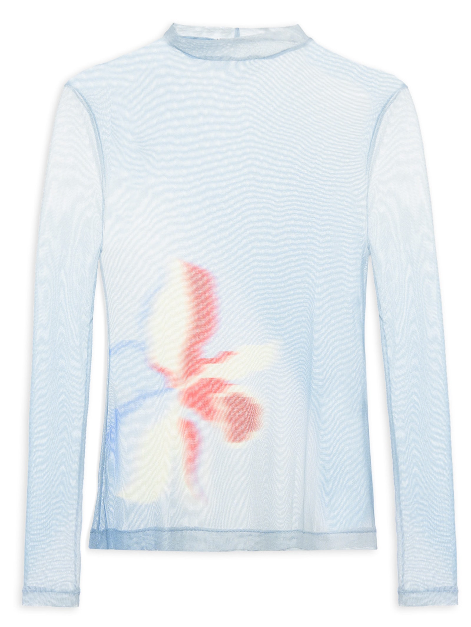 Segunda Pele Feminina Tule Estampa Íris  – Azul Dress To