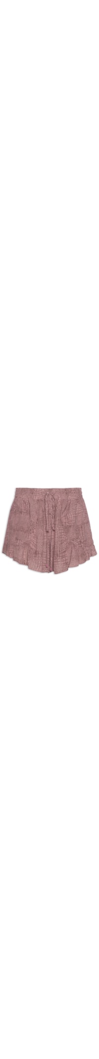 Short Asa Delta Estampado - Bege