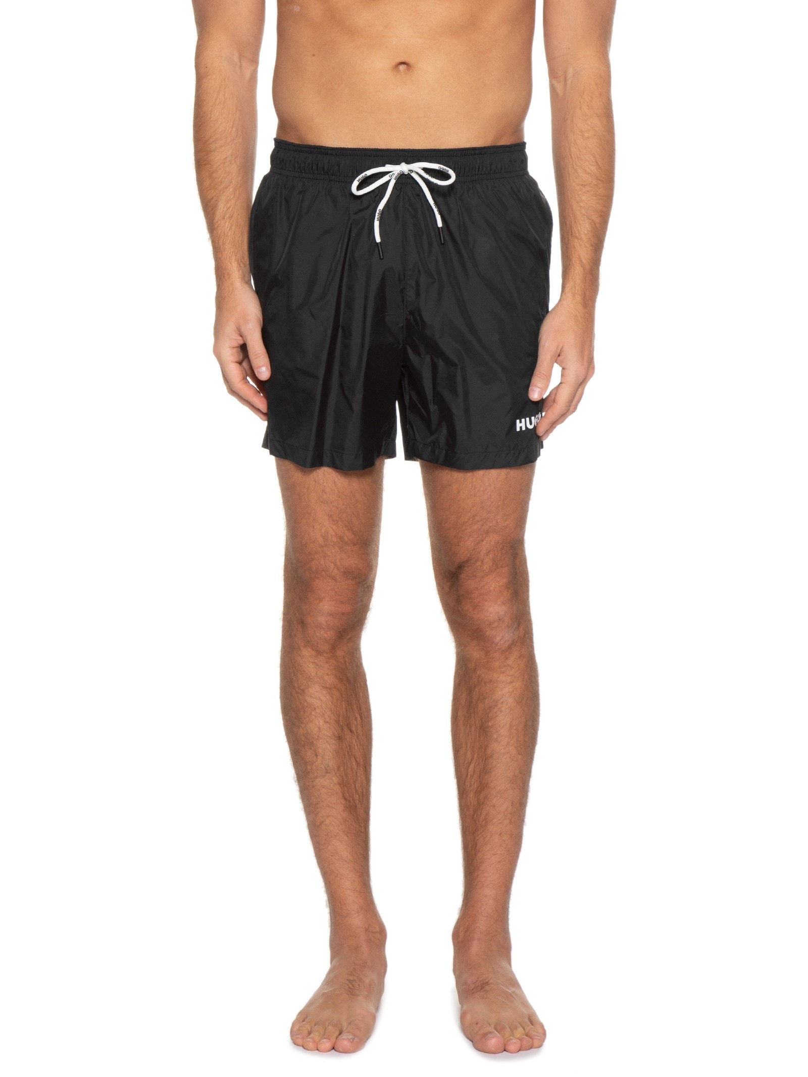 Short Beachwear Masculina Haiti Preto Hugo