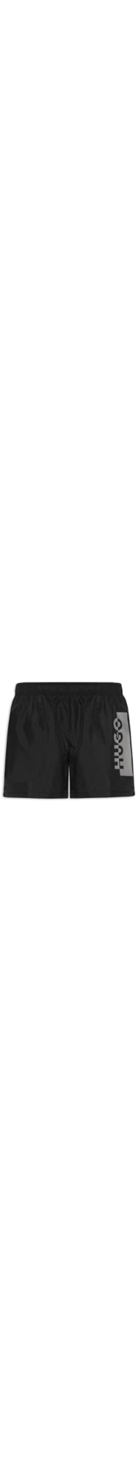 Short Beachwear Masculino Abas - Preto