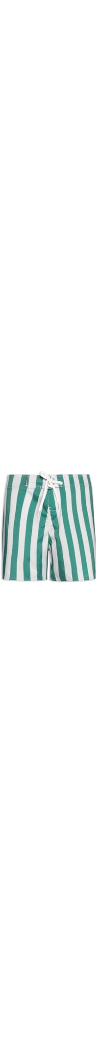 Short Beachwear Masculino Aquaone Flex Caiçara Stripe - Verde