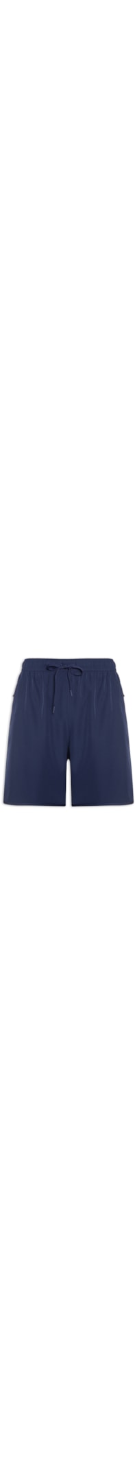Short Beachwear Masculino com Zíper no B - Azul