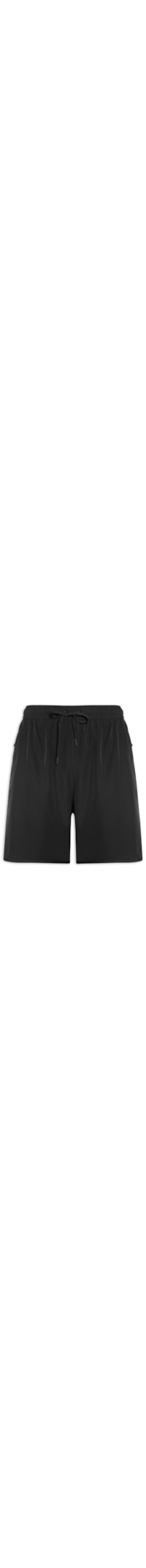 Short Beachwear Masculino com Zíper no B - Preto