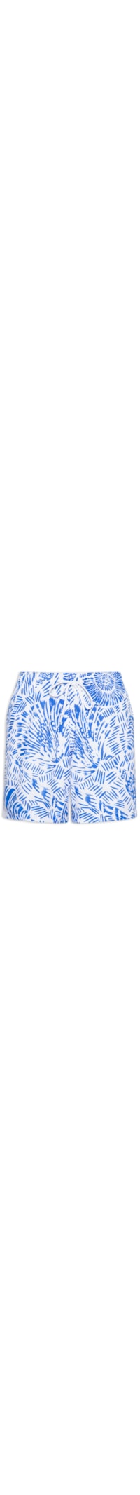 Short Beachwear Masculino Estampa Concha – Azul