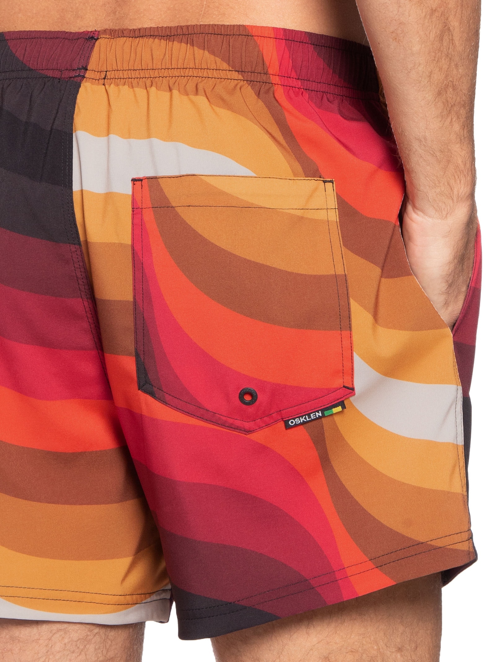 Short Beachwear Masculino Ipanema Vermelho Osklen