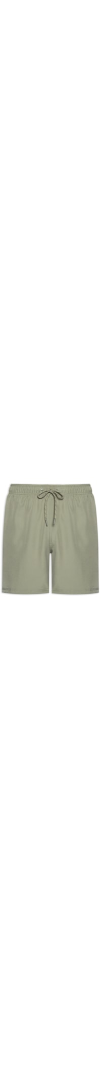Short Beachwear Masculino Liso - Verde