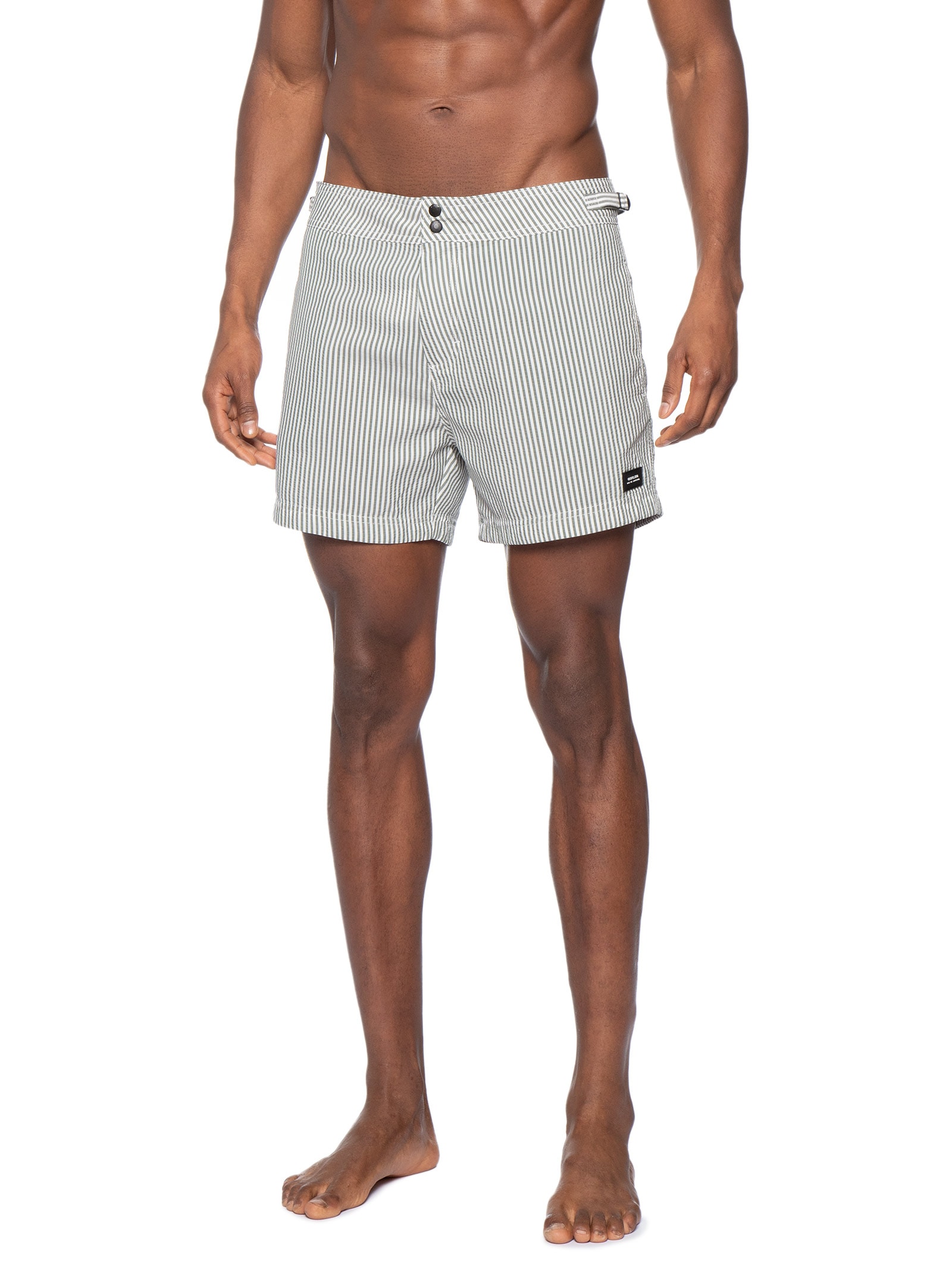 Short Beachwear Masculino Litoral Stripes – Verde Osklen