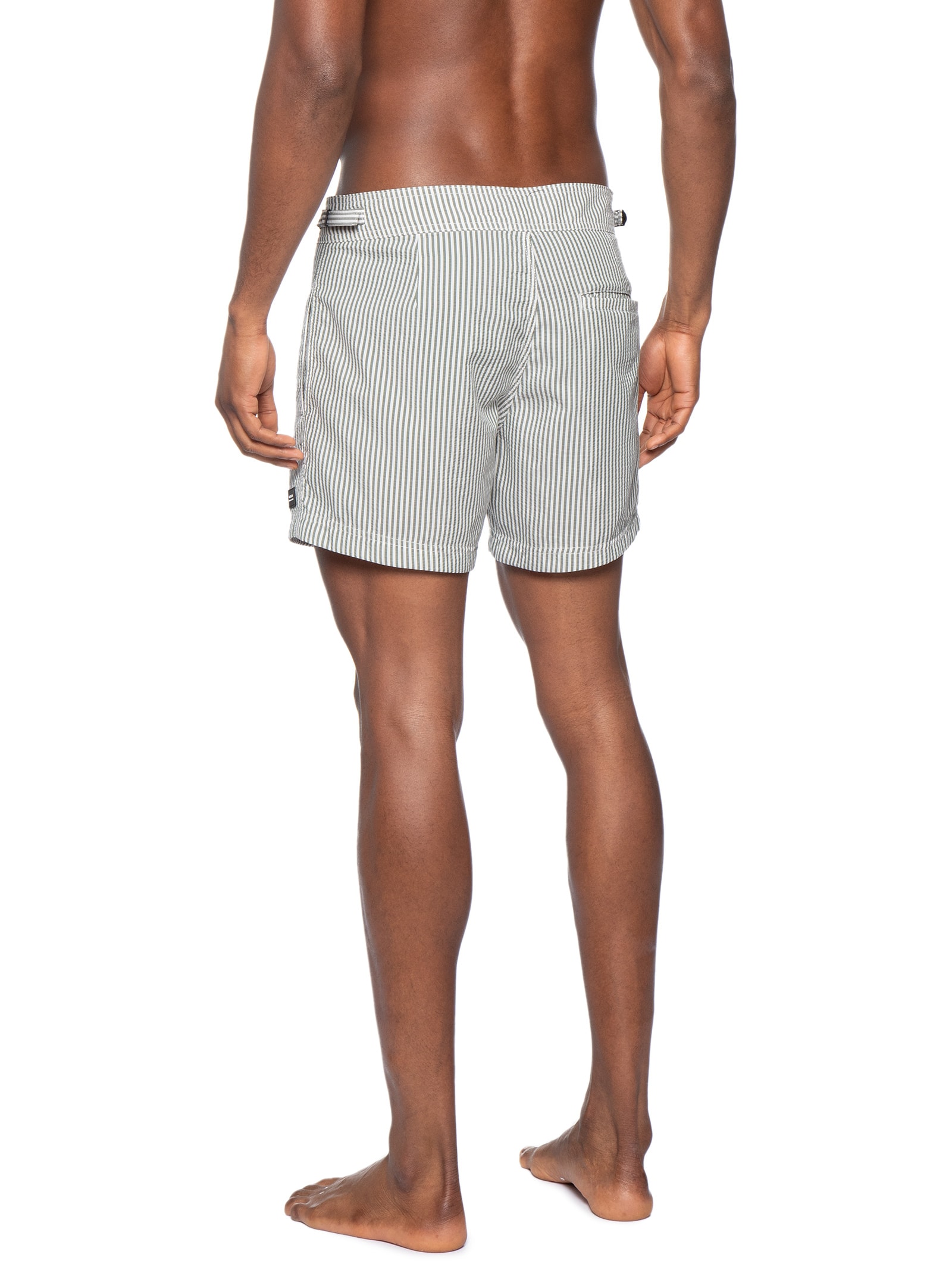 Short Beachwear Masculino Litoral Stripes – Verde Osklen