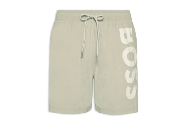 Short Beachwear Masculino Octopus - Bege