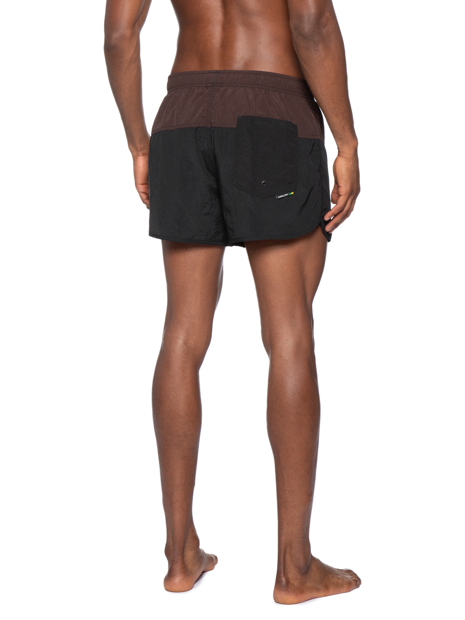Short Beachwear Masculino Resort Deep Flow – Marrom Osklen