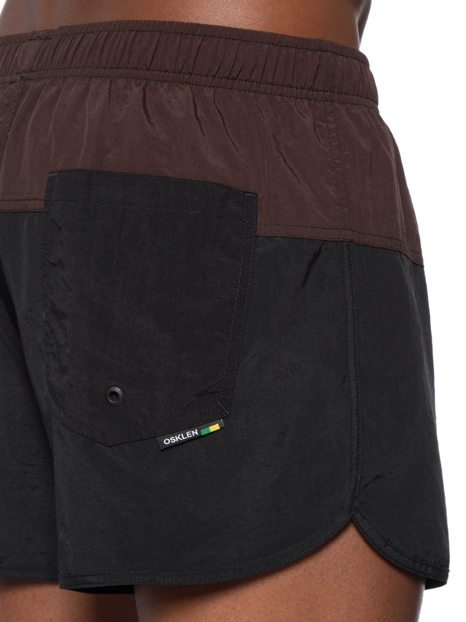 Short Beachwear Masculino Resort Deep Flow – Marrom Osklen