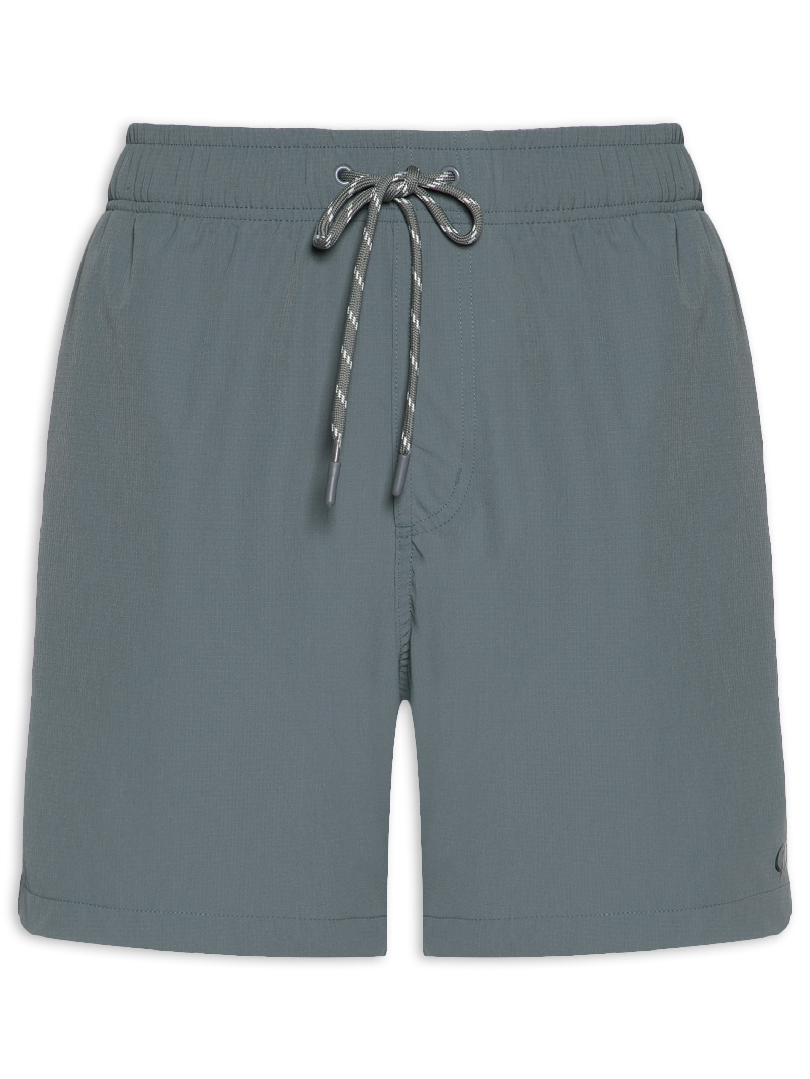 Short Beachwear Masculino Rip Stop UV Cinza Blueman