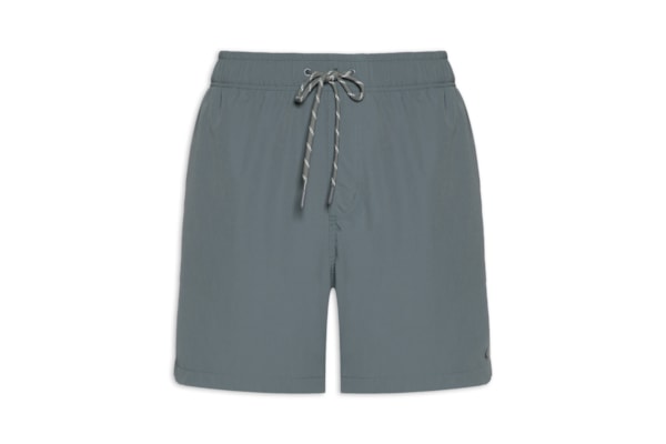Short Beachwear Masculino Rip Stop UV - Cinza