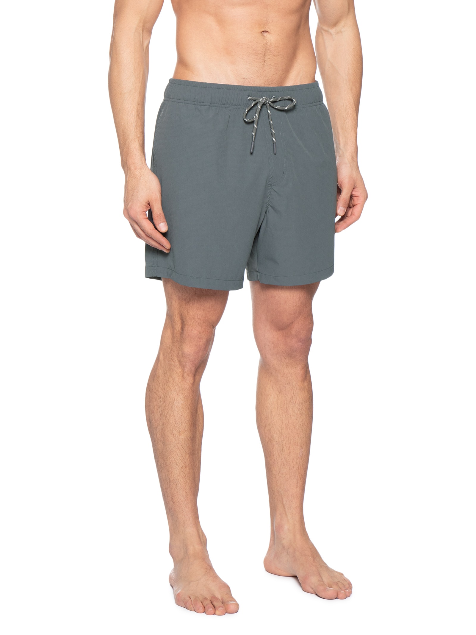 Short Beachwear Masculino Rip Stop UV Cinza Blueman