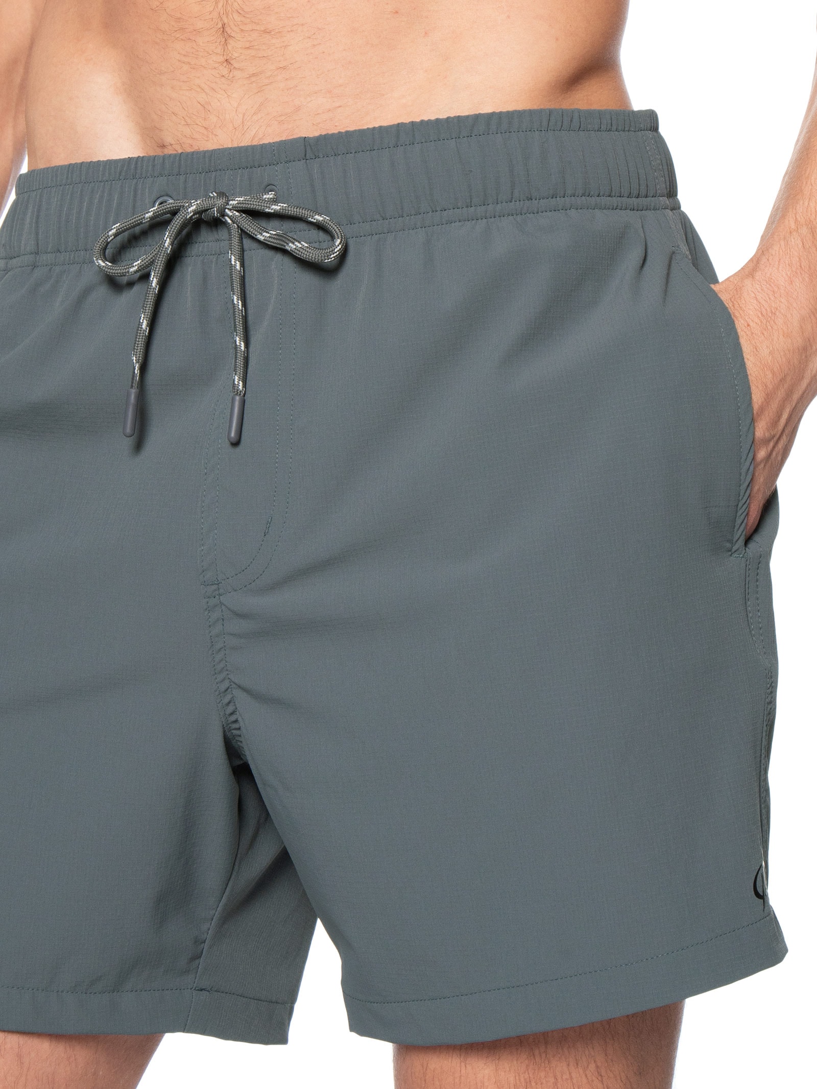 Short Beachwear Masculino Rip Stop UV Cinza Blueman