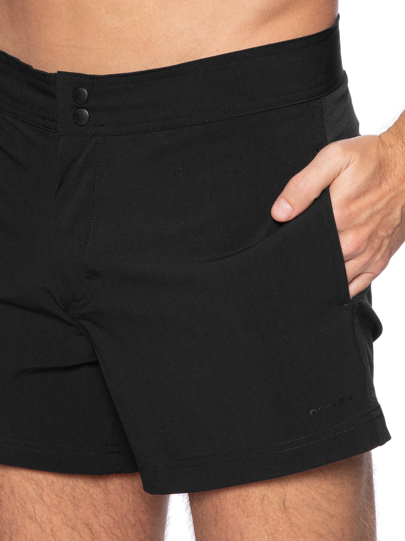 Short Beachwear Masculino Surf Litoral Preto Osklen