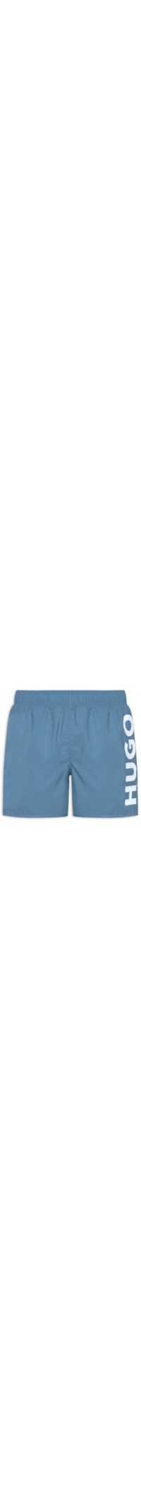 Short Beachwear Vertical Logo Abas Masculino - Azul