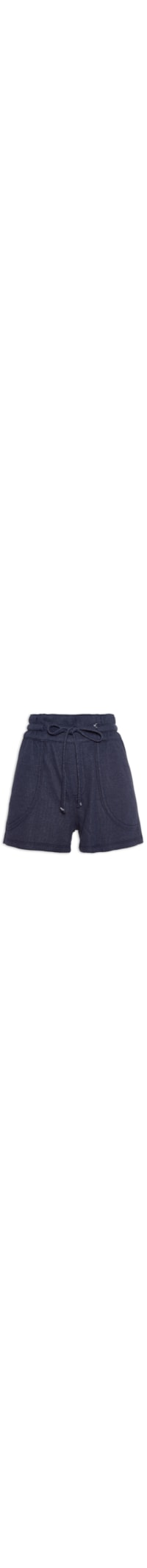 Short Boxer Bolso Sobreposto - Azul