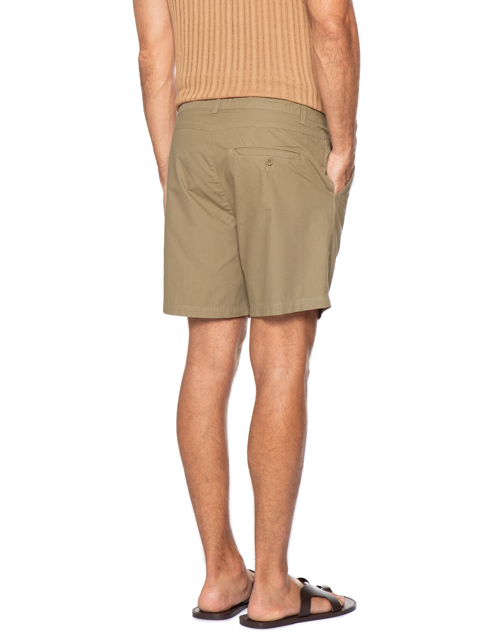 Short Casual De Linho Masculina Flow  Bege Osklen