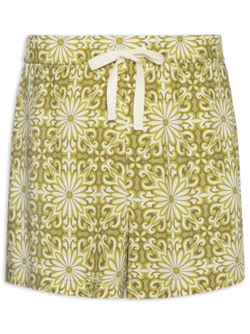 Short Casual Masculina PJ Rustic Caiçara - Amarelo