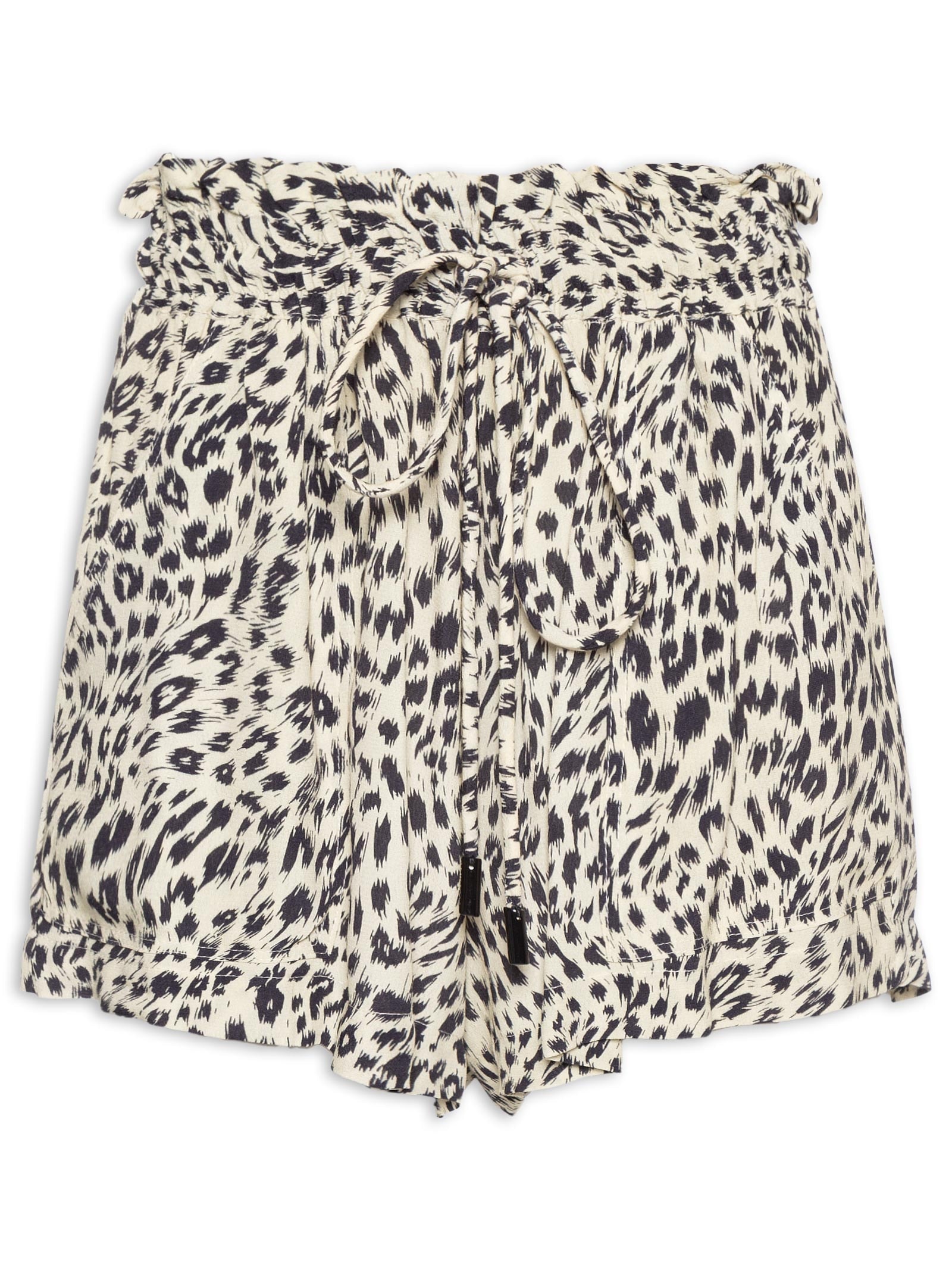 Short Clochard Feminino Onça Abby Preto Animale