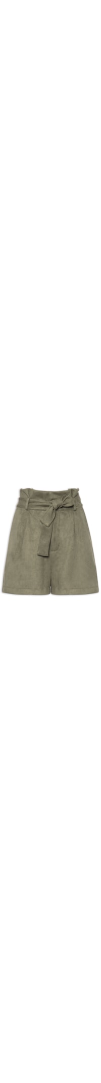 Short Clochard Suede - Verde