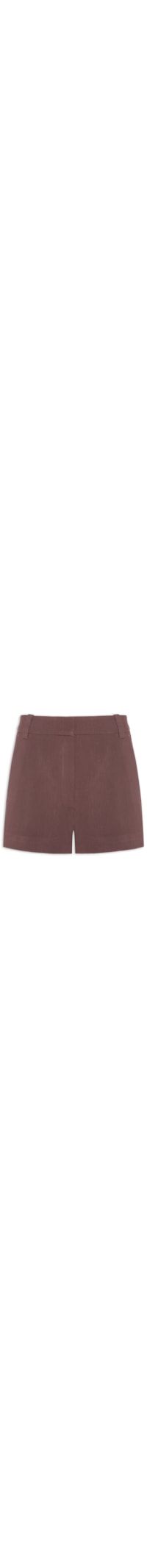 Short De Alfaiataria Asa Delta Marrom - Marrom