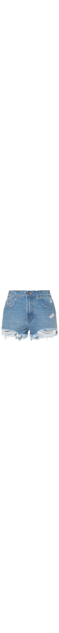Short Feminina Jeans Curva Médio - Azul