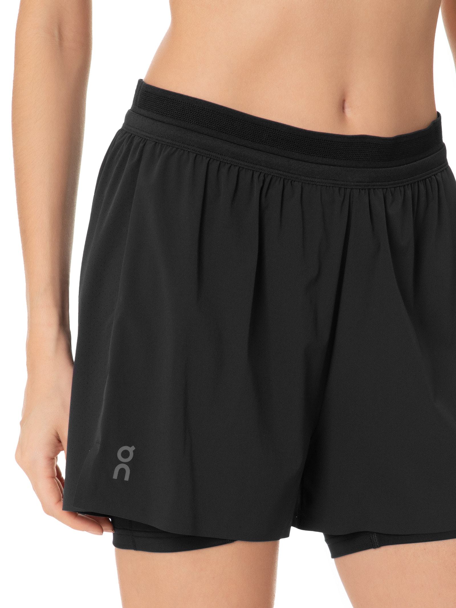 Short Feminino 3 Performance 2/1 Preto On Running