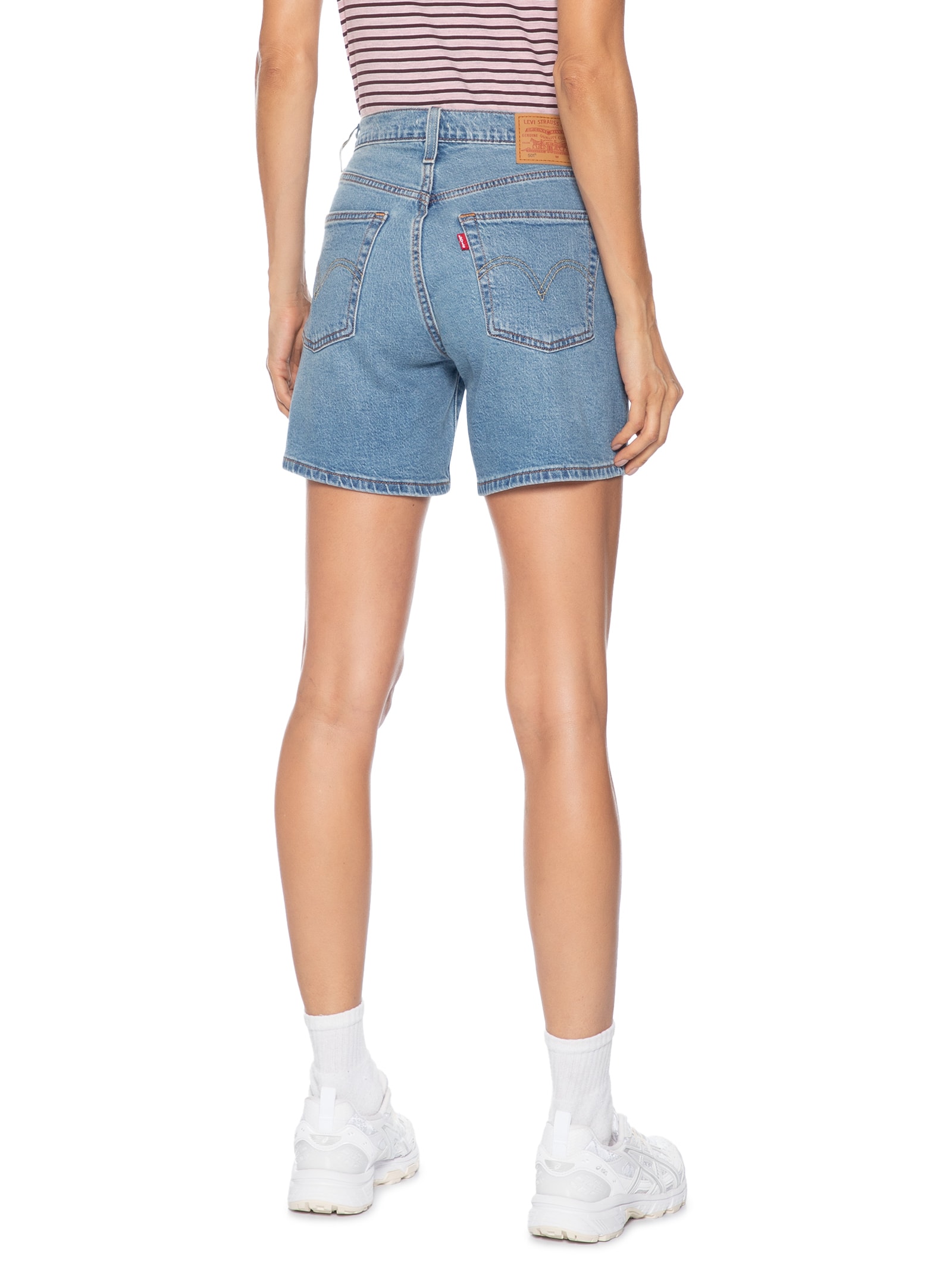Short Feminino 501® Mid Thing Lw Azul Levi's
