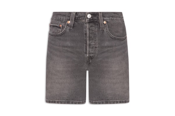 Short Feminino 501® Original Mid Thigh - Preto