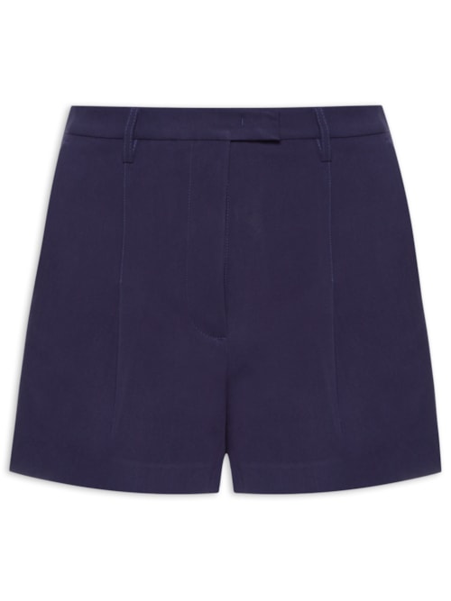 Short Feminino Alfaiataria – Azul