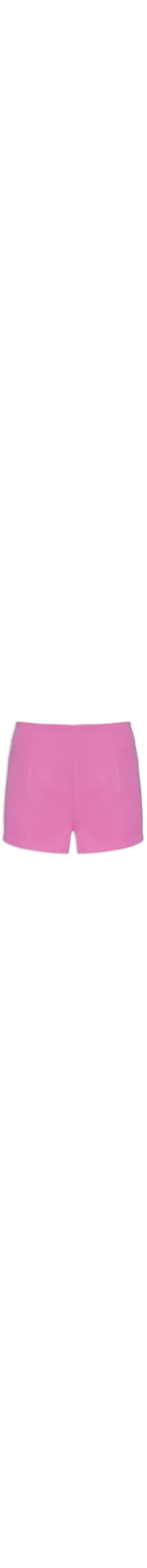 Short Feminino Alfaiataria Cintura Alta - Rosa