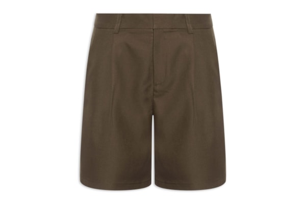 Short Feminino Alfaiataria - Marrom