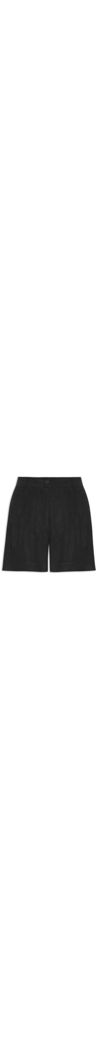 Short Feminino Alfaiataria - Preto