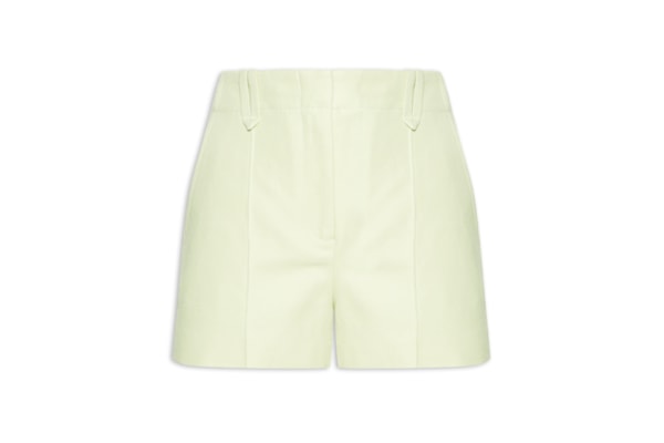 Short Feminino Algodão Com Linho - Verde