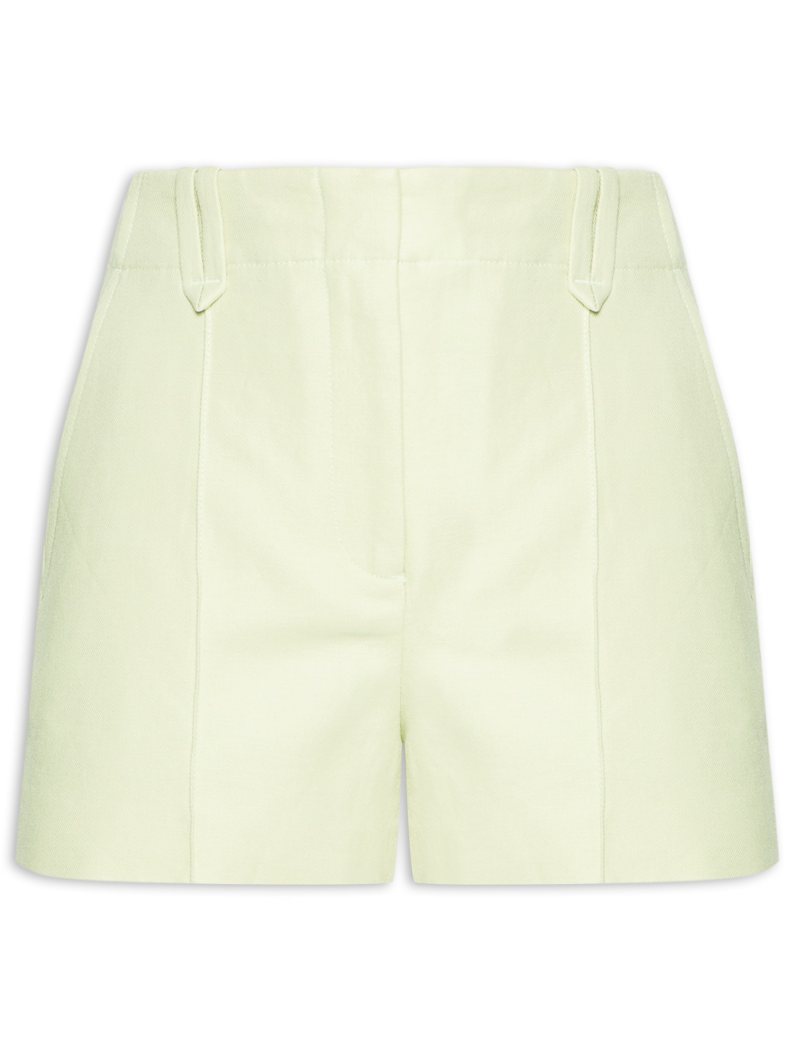Short Feminino Algodão Com Linho Verde Animale