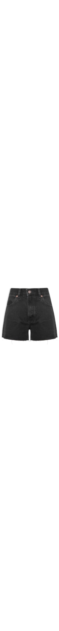 Short Feminino Antique Black Jeans - Preto