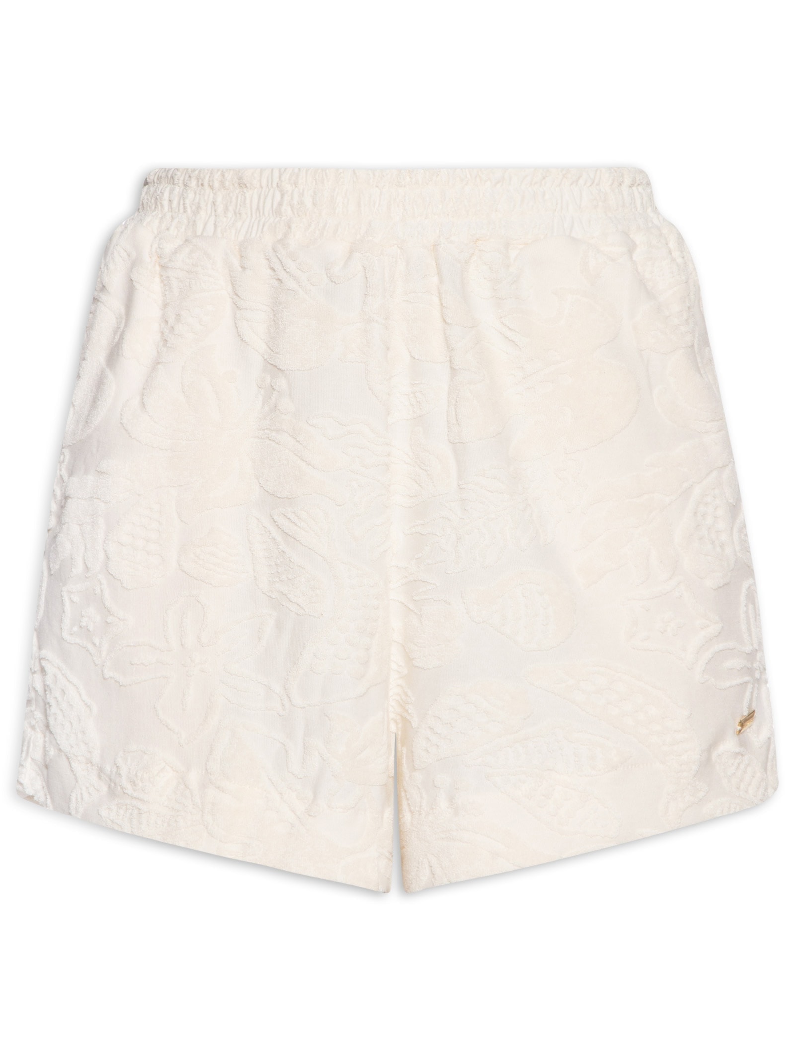 Short Feminino Atoalhado Branco Farm Praia