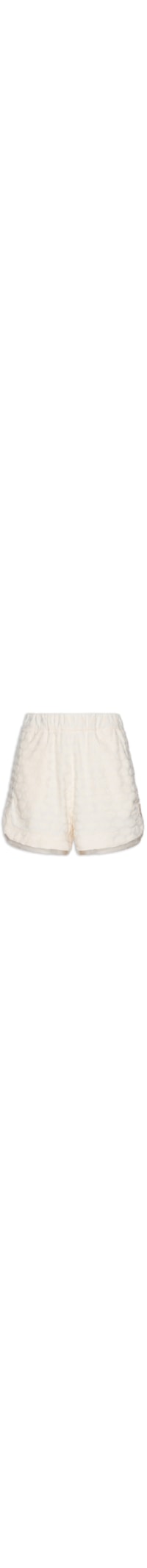 Short Feminino Atoalhado Conchas - Bege
